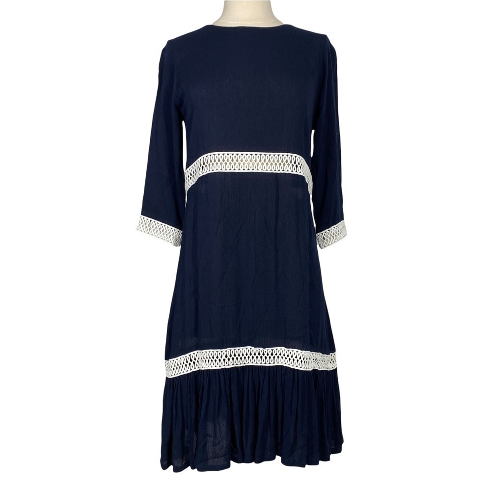 WALKER & WADE Navy Blue Dress XXS